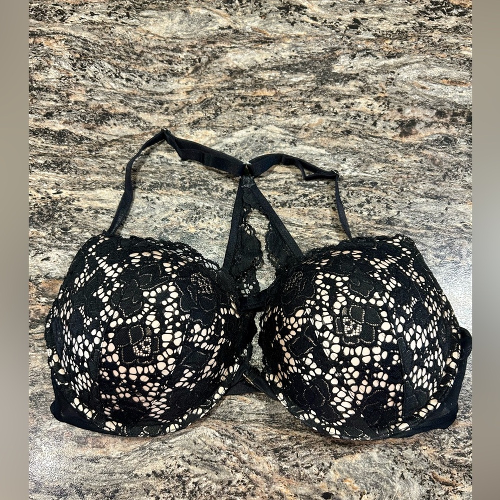 Victoria's Secret Black Lace Pushup Bra